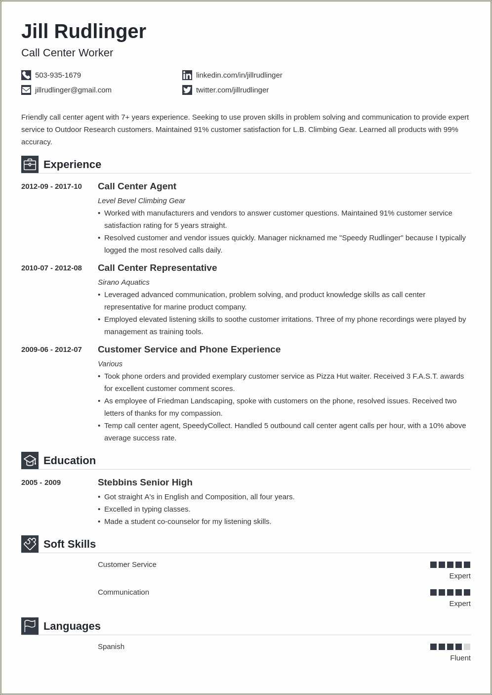 call-center-resume-job-duties-resume-example-gallery