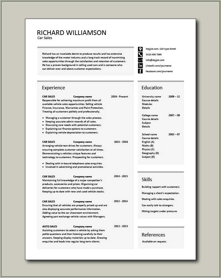 Car Dealership Office Manager Resume Sample Resume Example Gallery