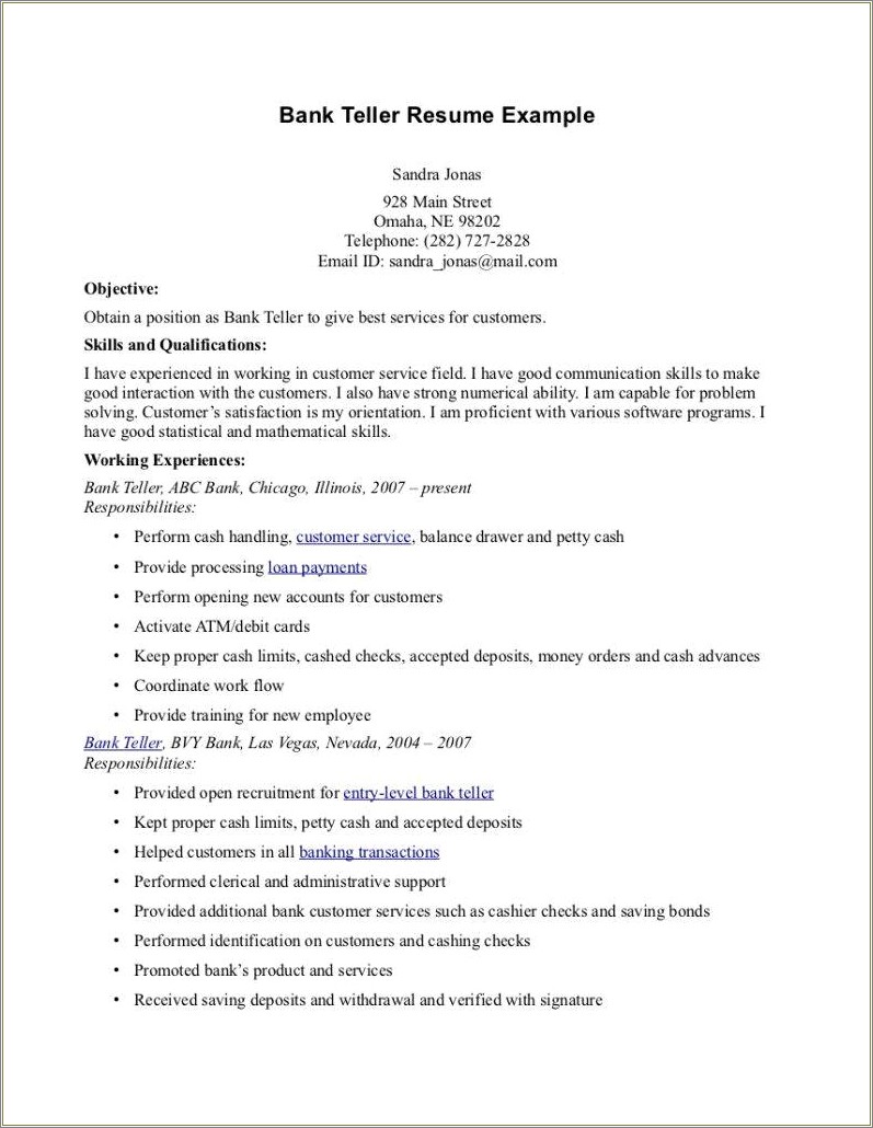 career-objectives-for-banking-on-a-resume-resume-example-gallery