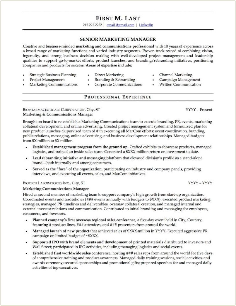 Engineer Resume Career Summary Examples - Resume Example Gallery