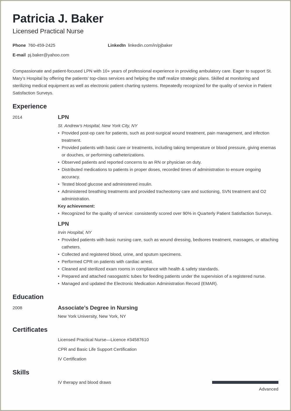 Charge Nurse Job Description For Resume Resume Example Gallery