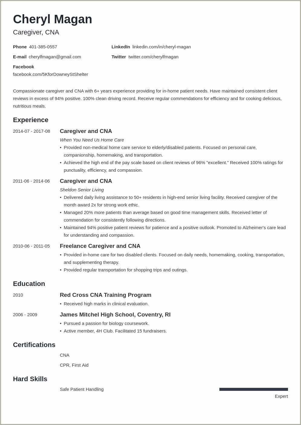 child-care-provider-resume-cover-letter-resume-example-gallery