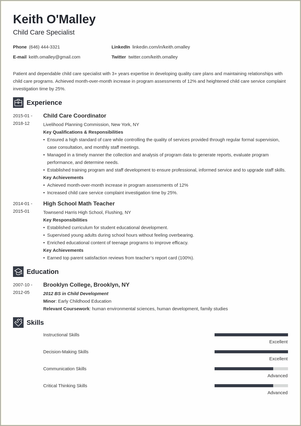 child-care-supervisor-resume-example-resume-example-gallery