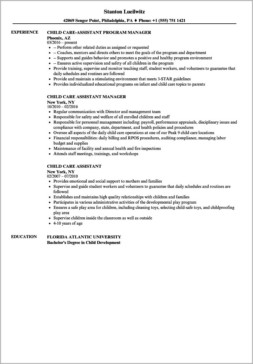 child-development-assistant-resume-sample-resume-example-gallery