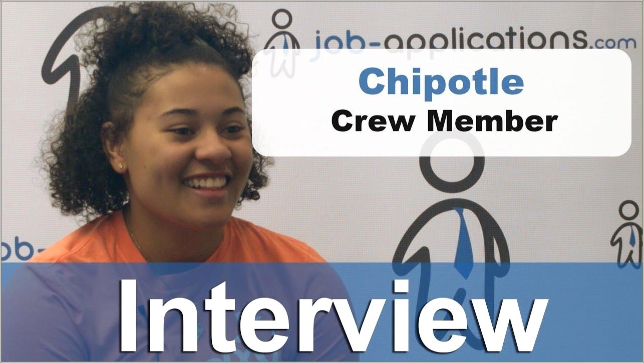 Chipotle Crew Member Resume Example Resume Example Gallery