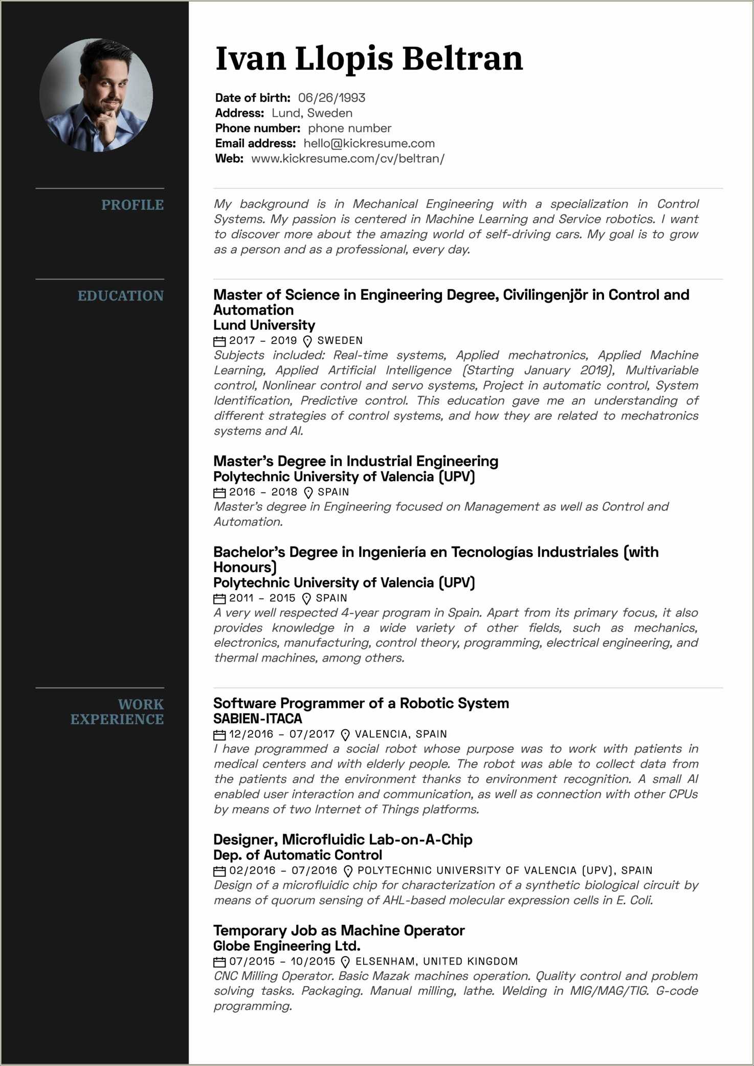 Civil Engineering Internship Description For Resume