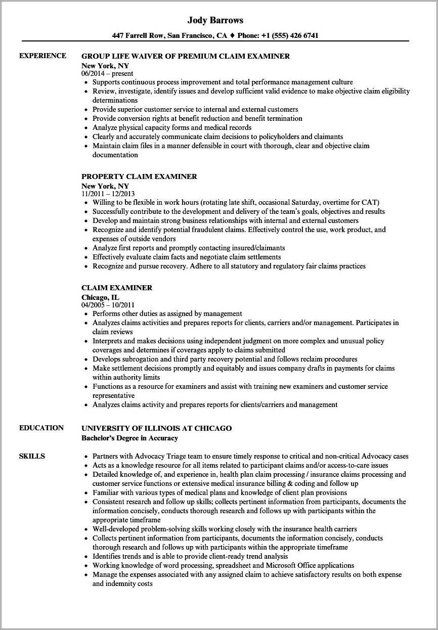 medical-claims-examiner-resume-sample-resume-example-gallery