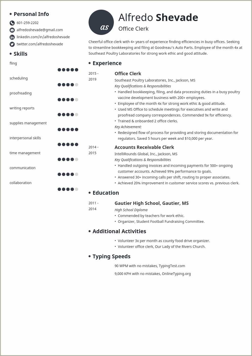 clerical-resume-sample-with-no-experience-resume-example-gallery