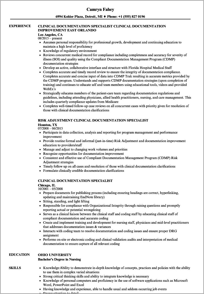 clinical-nurse-specialist-resume-sample-resume-example-gallery