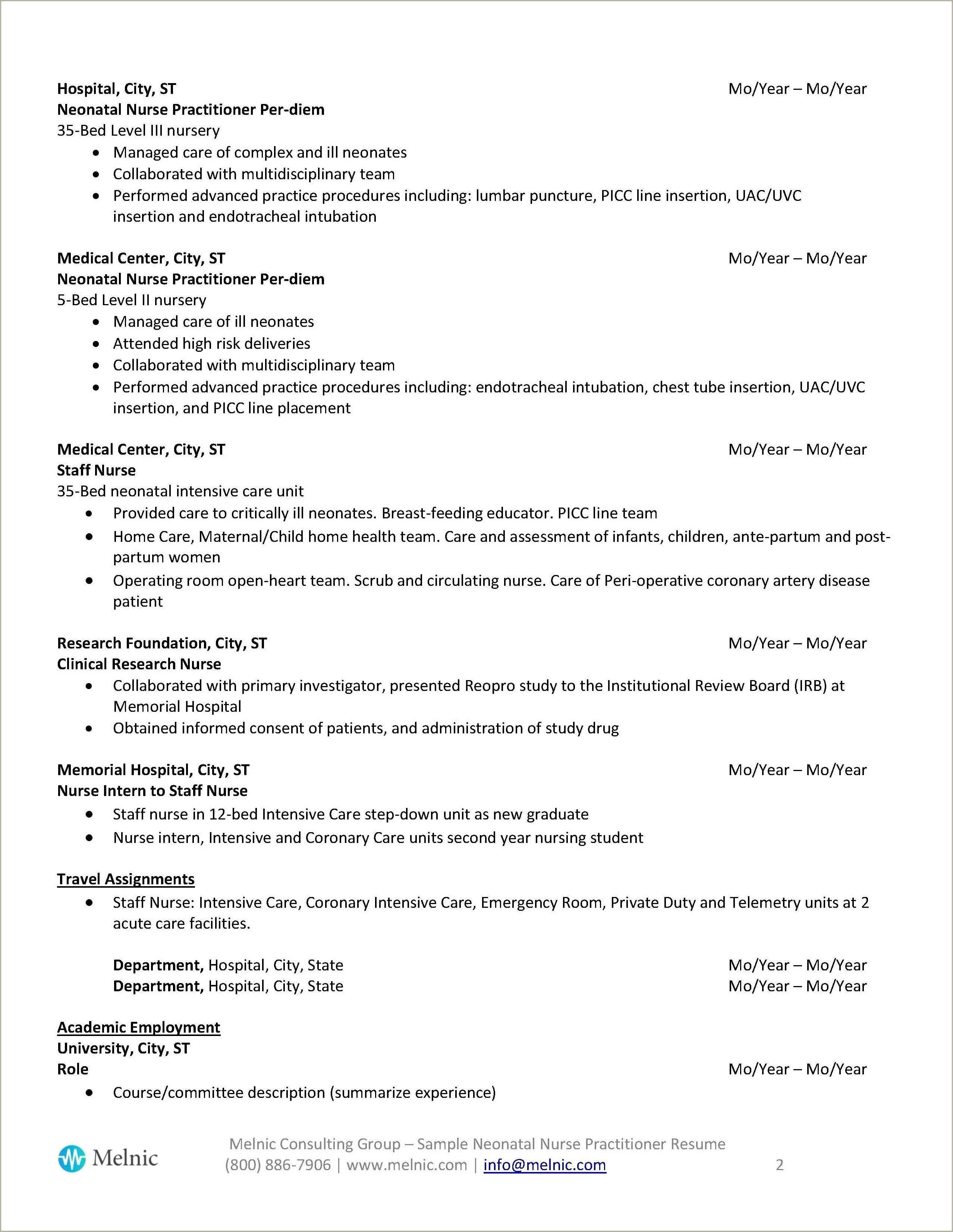 Clinical Research Nurse Resume Example - Resume Example Gallery