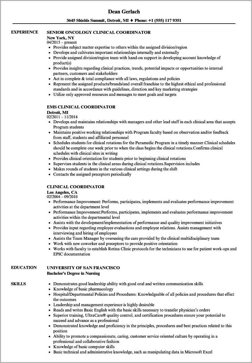 Clinical Rotation Resume Sample Physical Therapy Assistant - Resume ...