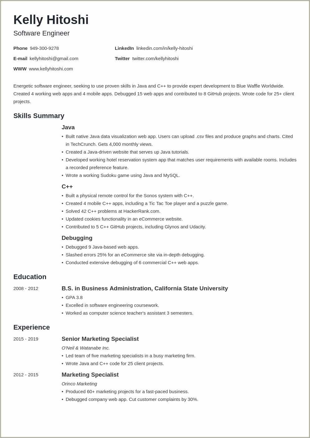 combination-resume-examples-personal-statement-resume-example-gallery