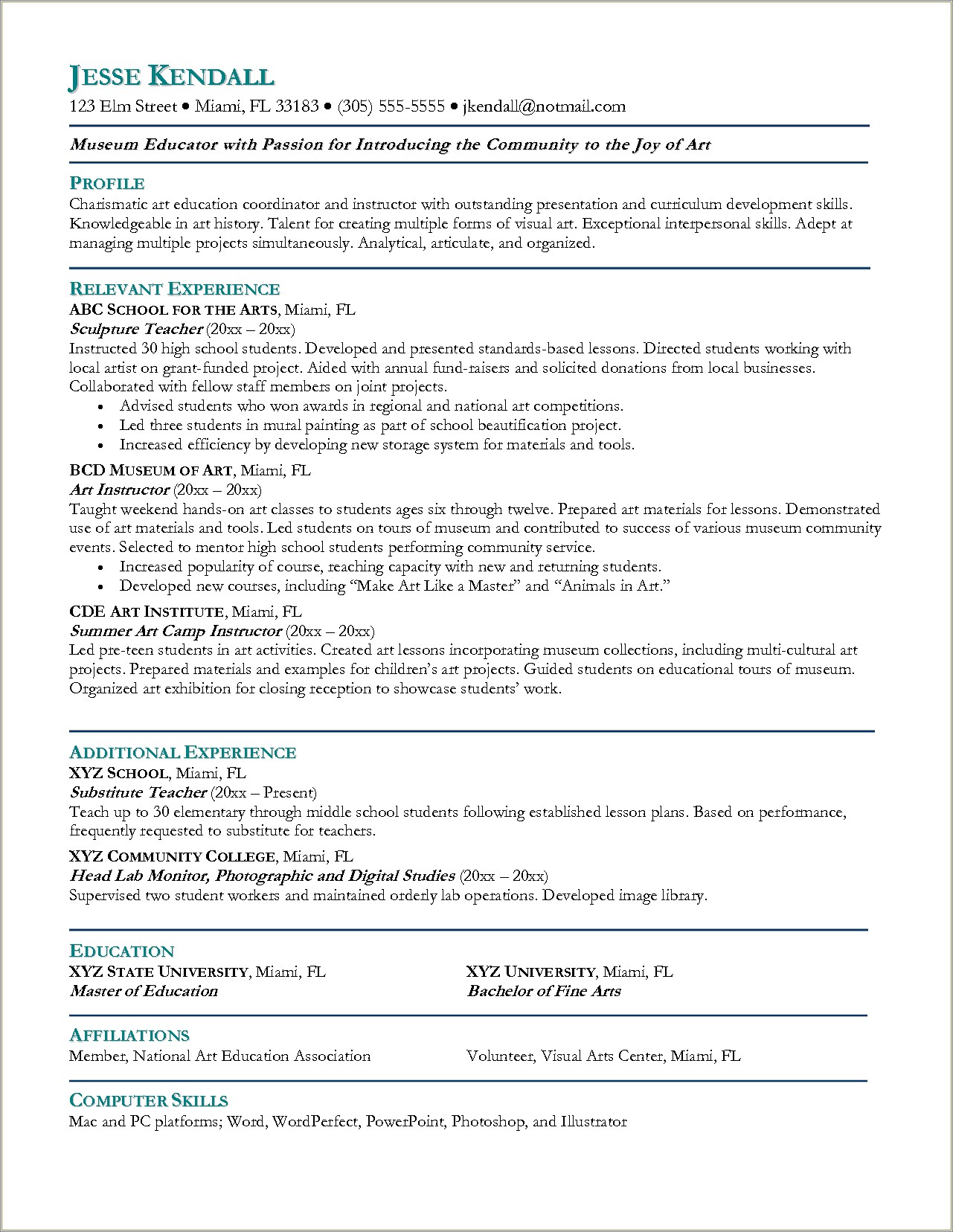 Computer Lab Monitor Resume Sample - Resume Example Gallery