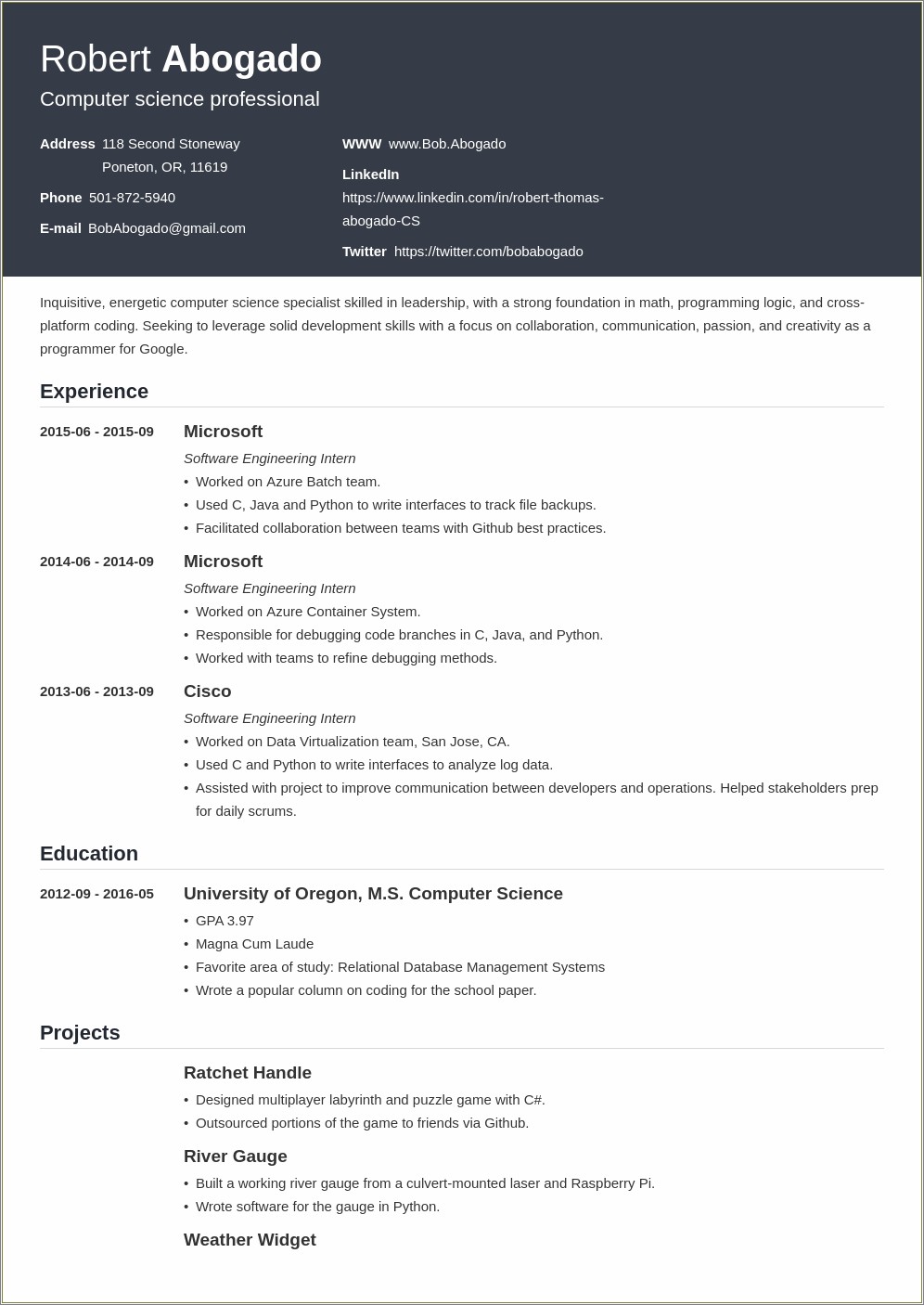 unique resume templates free
