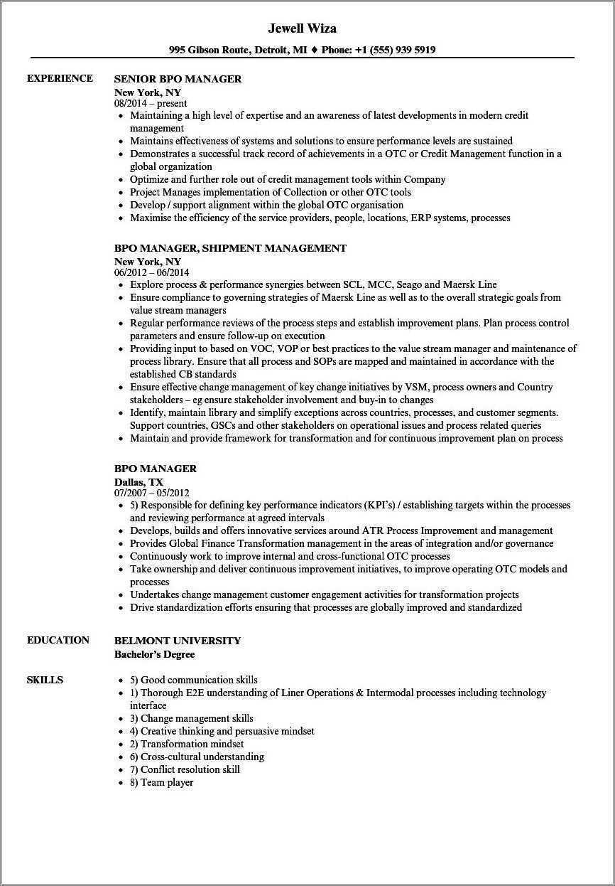 Conflict Resolution Skills Resume Sample Resume Example Gallery