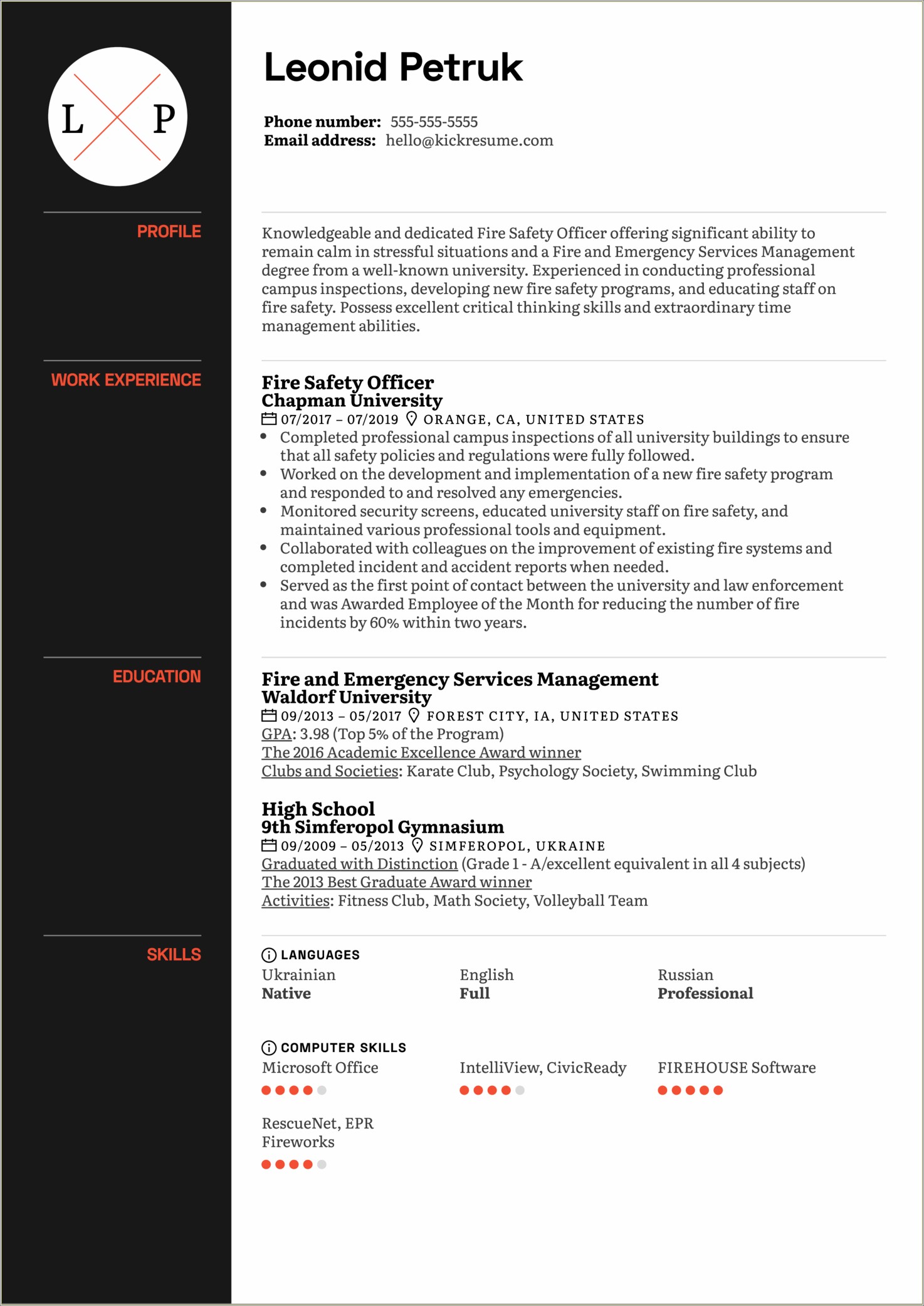 construction-site-fire-safety-manager-resume-examples-resume-example