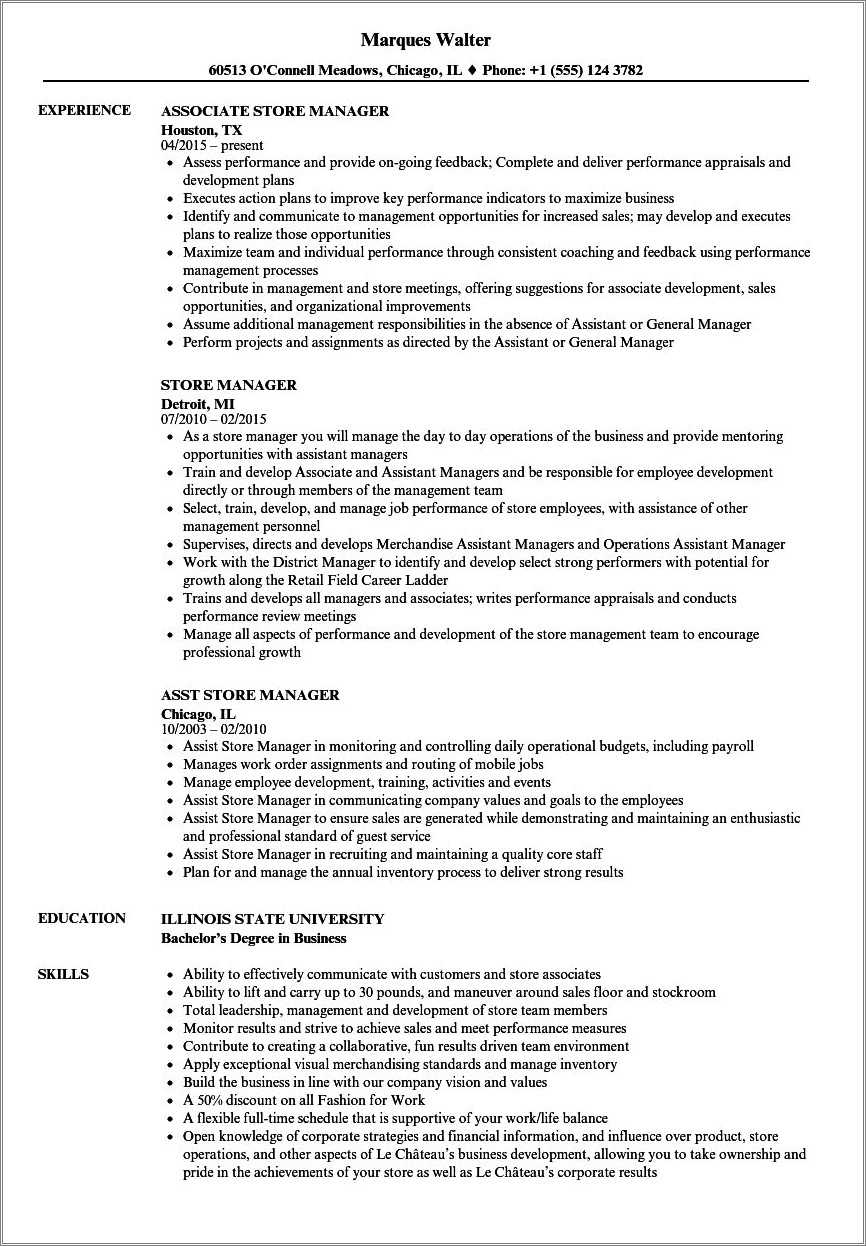 convenience-store-manager-responsibilities-resume-resume-example-gallery