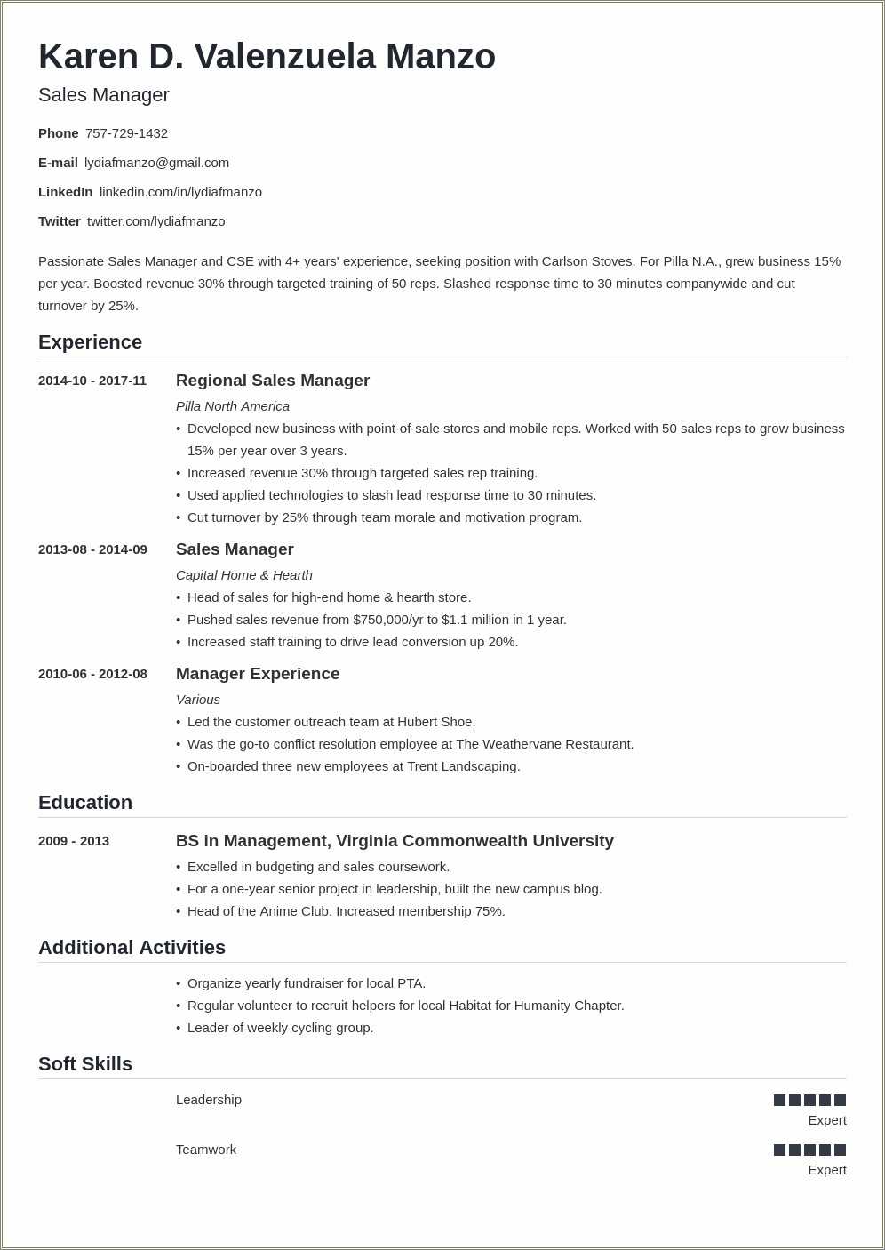 general-manager-country-club-resume-resume-example-gallery