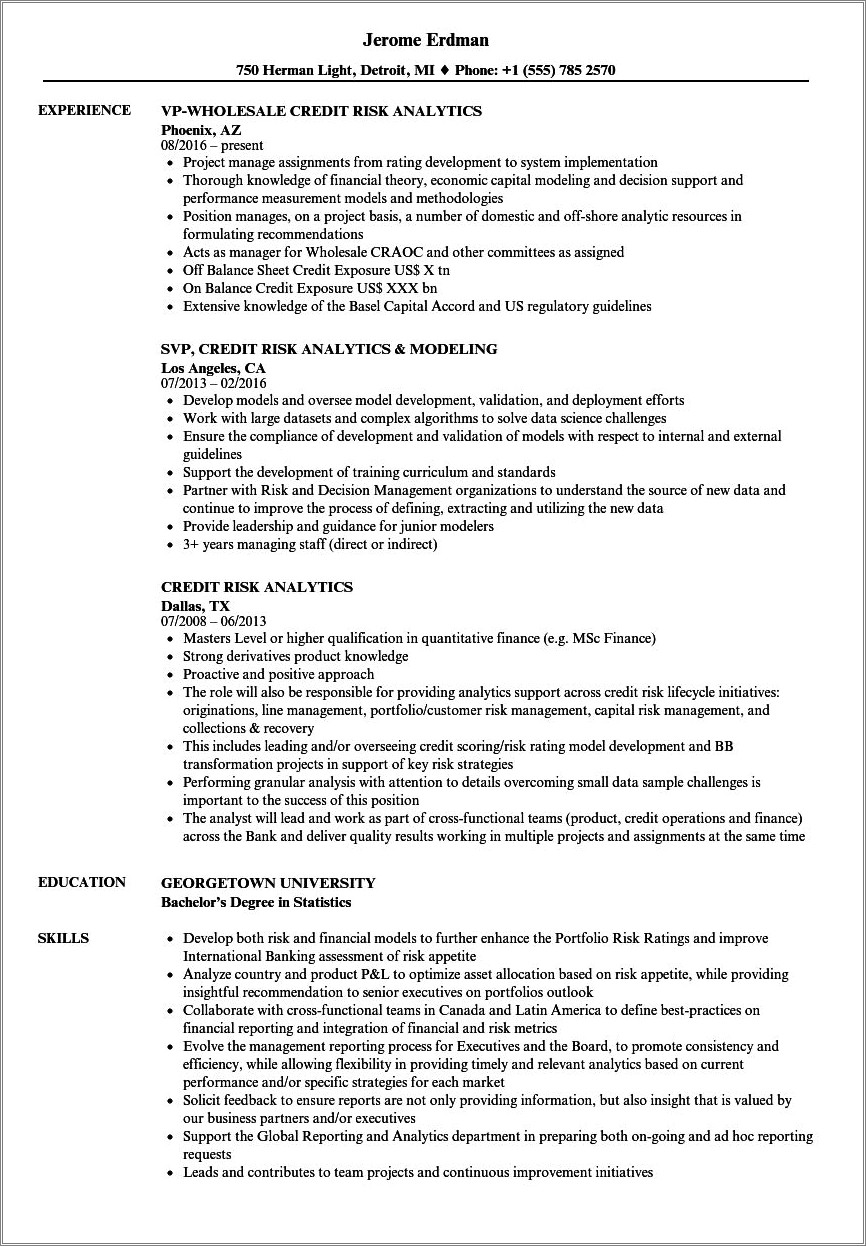 sample-credit-risk-management-resume-resume-example-gallery