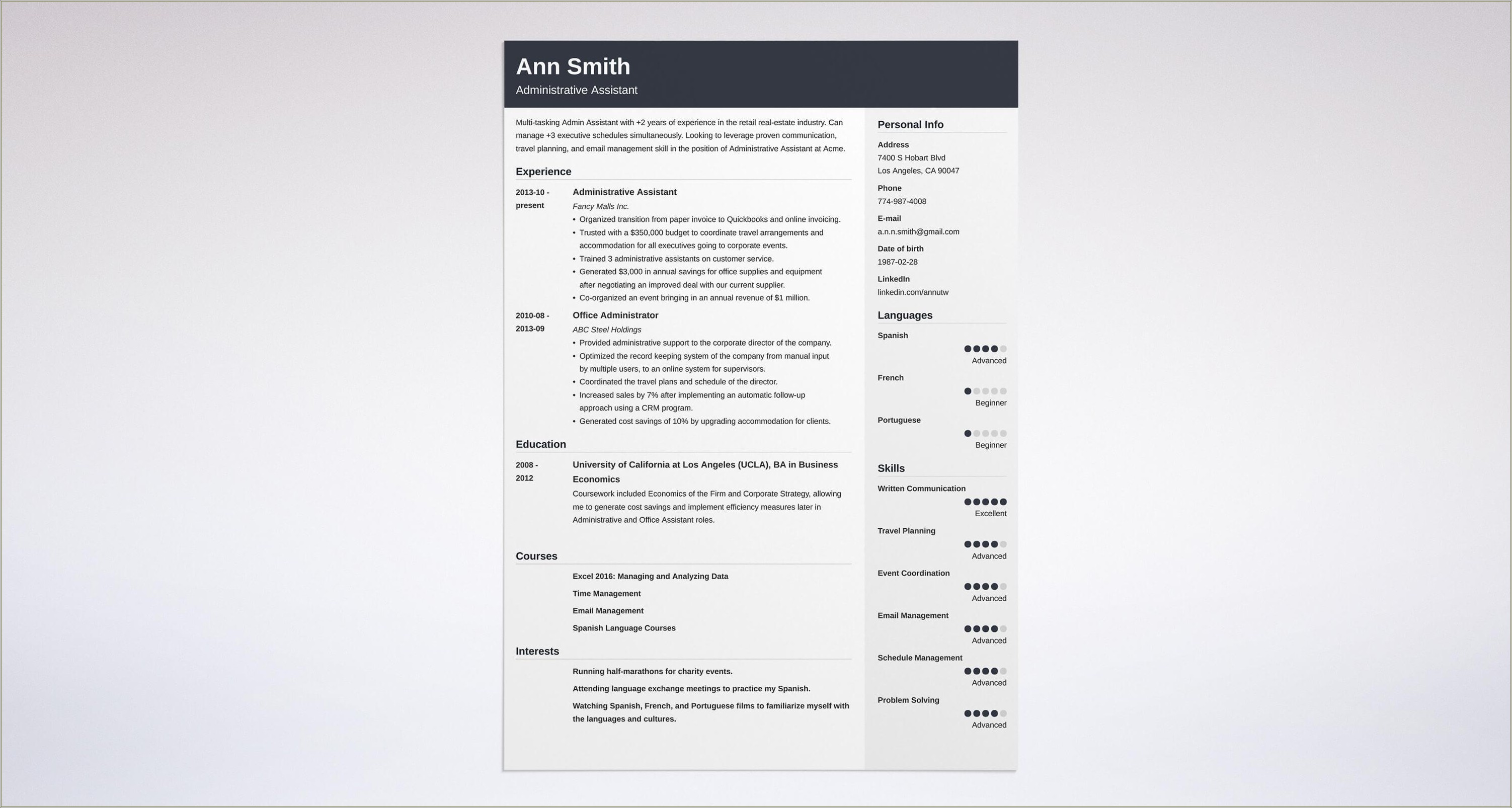 current-examples-of-an-office-manger-resume-resume-example-gallery