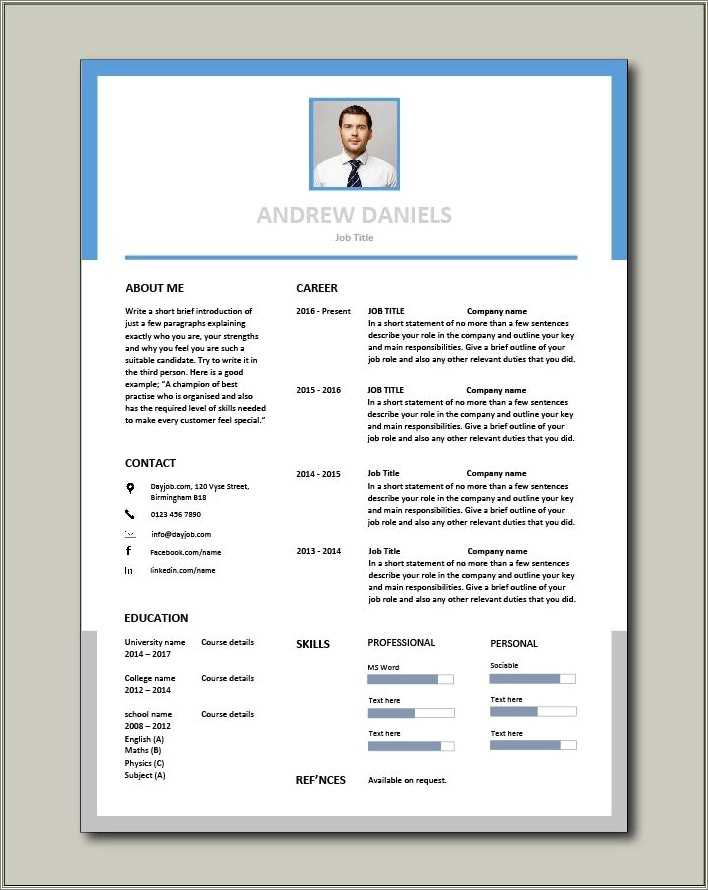 current-job-experience-resume-formatting-resume-example-gallery