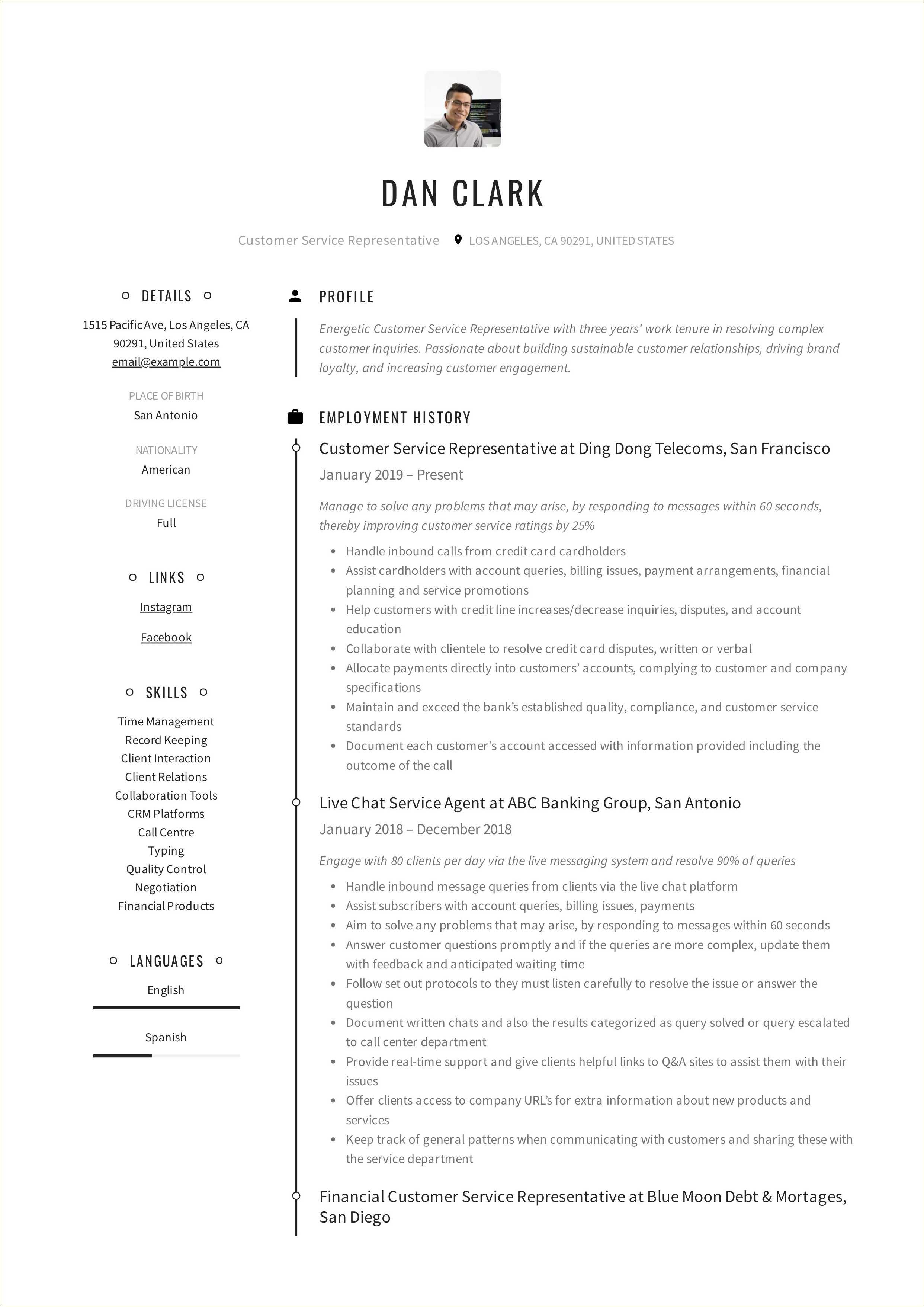 30-customer-service-resume-examples-templatelab