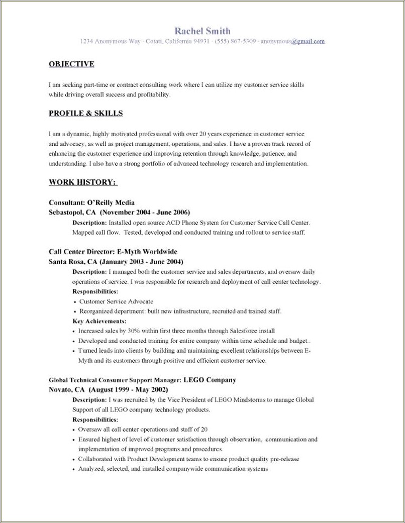 customer-service-resume-description-examples-resume-example-gallery