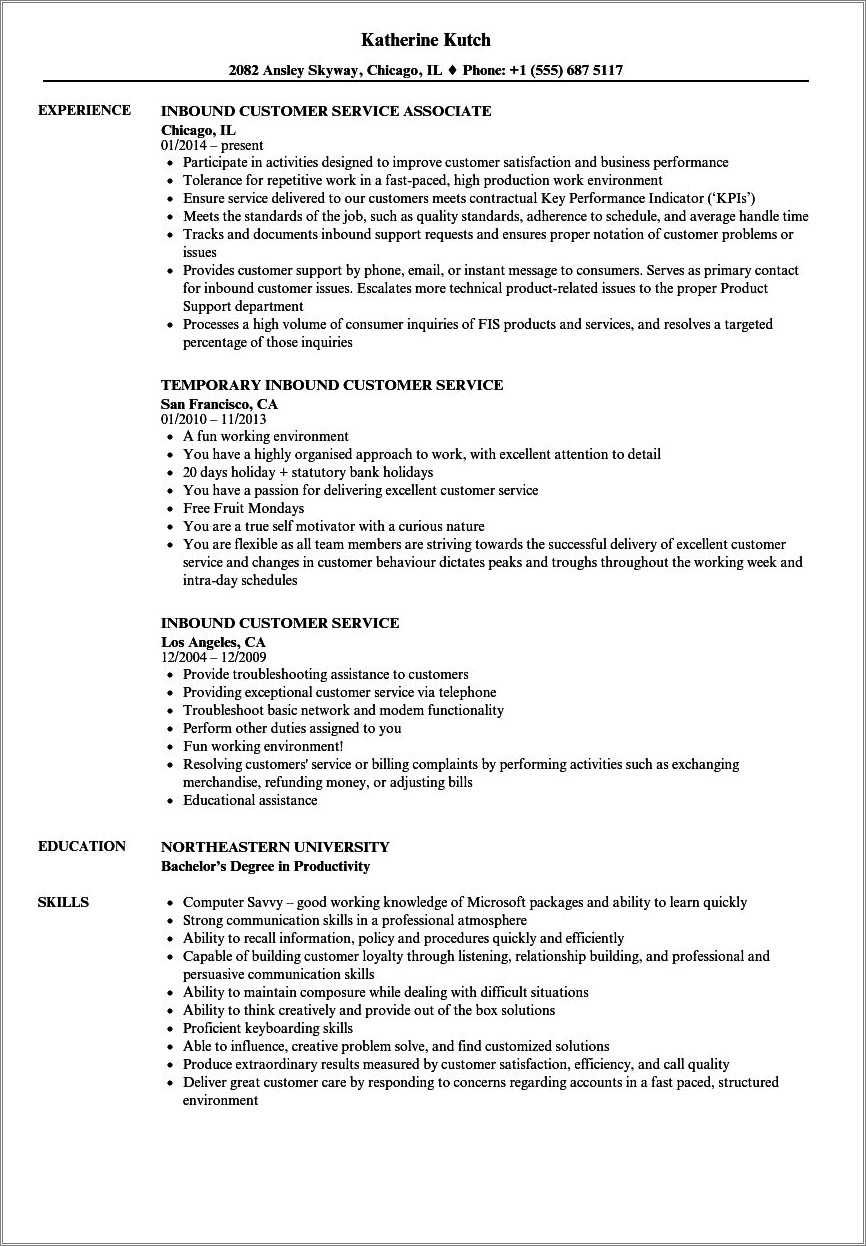 customer-service-job-resume-responsibilities-resume-example-gallery