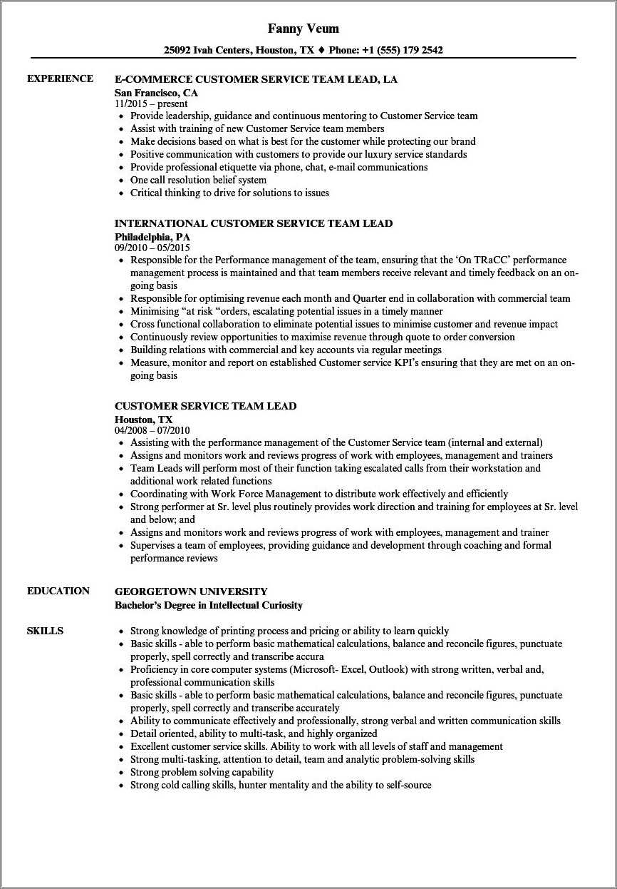 customer-service-lead-resume-skills-resume-example-gallery