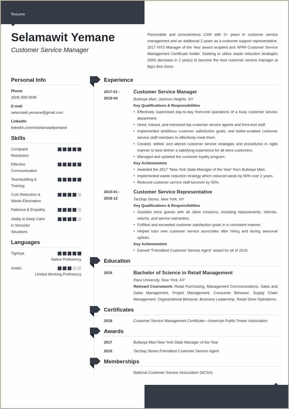 customer-service-manager-resume-sample-template-client-dayjobdayjob