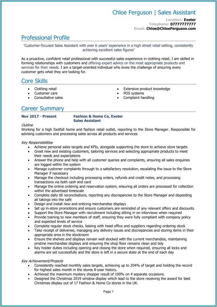 customer-service-retail-job-description-for-resume-resume-example-gallery