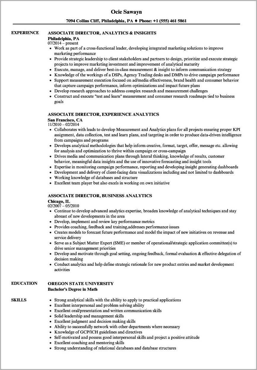 data-analytics-director-resume-sample-resume-example-gallery