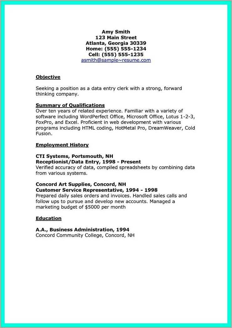 data-entry-resume-sample-with-experience-pdf-resume-example-gallery