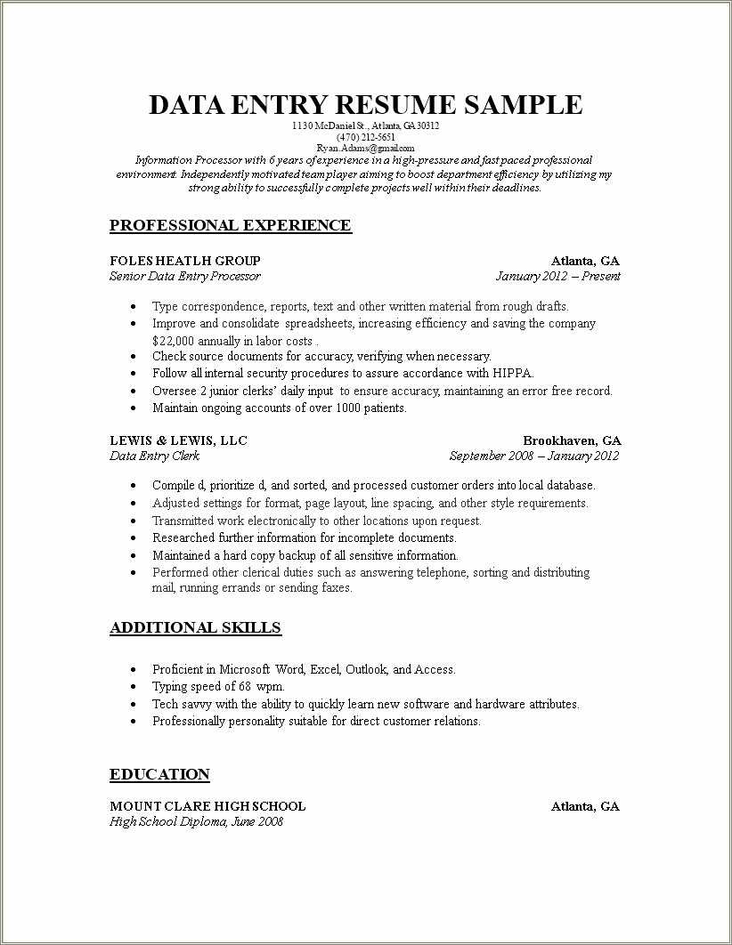 data-entry-specialist-skill-resume-resume-example-gallery