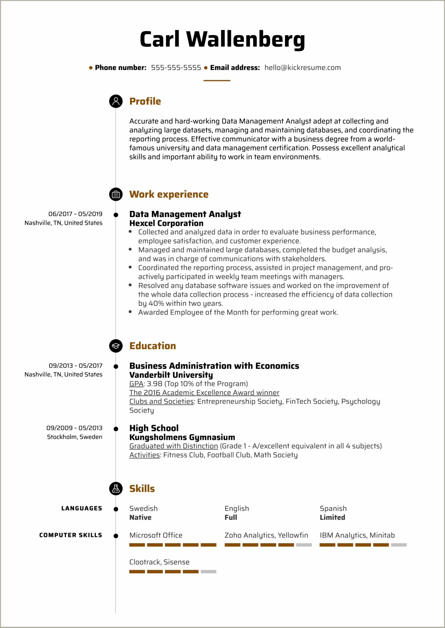 Data Governance Analyst Resume Sample Resume Example Gallery