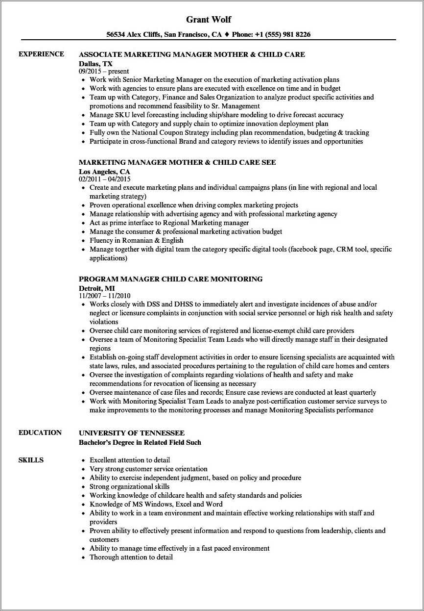 daycare-skills-to-put-on-a-resume-resume-example-gallery