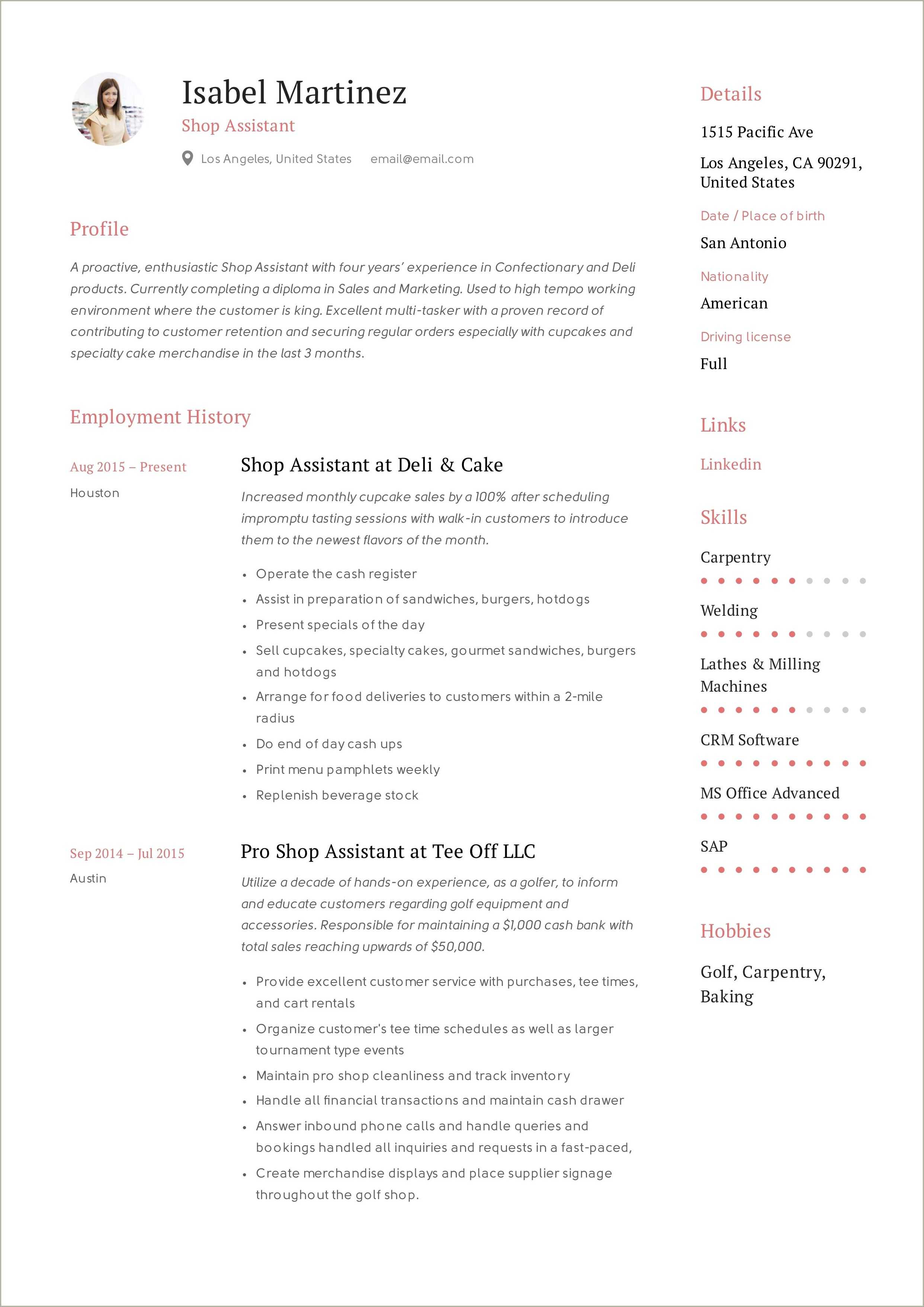 free-resume-samples-deli-worker-resume-example-gallery