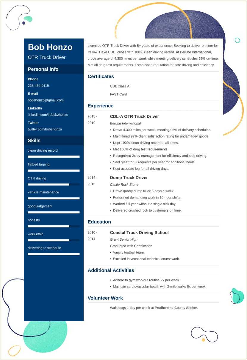 delivery-driver-resume-with-no-experience-resume-example-gallery