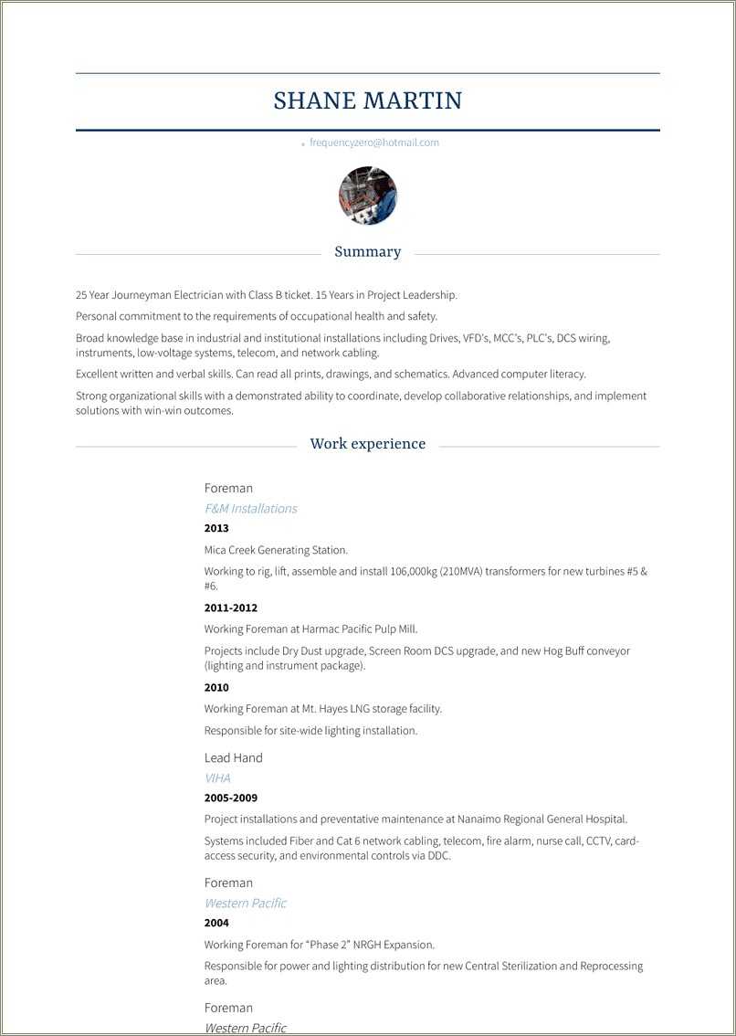 Delivery Foreman Job Description For Resume Resume Example Gallery