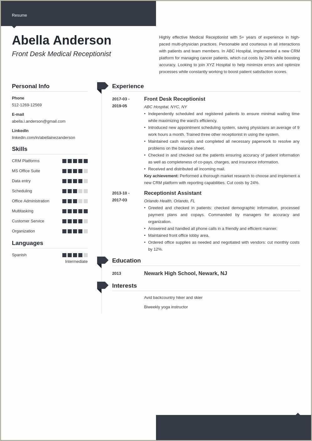 dental-front-desk-resume-examples-resume-example-gallery