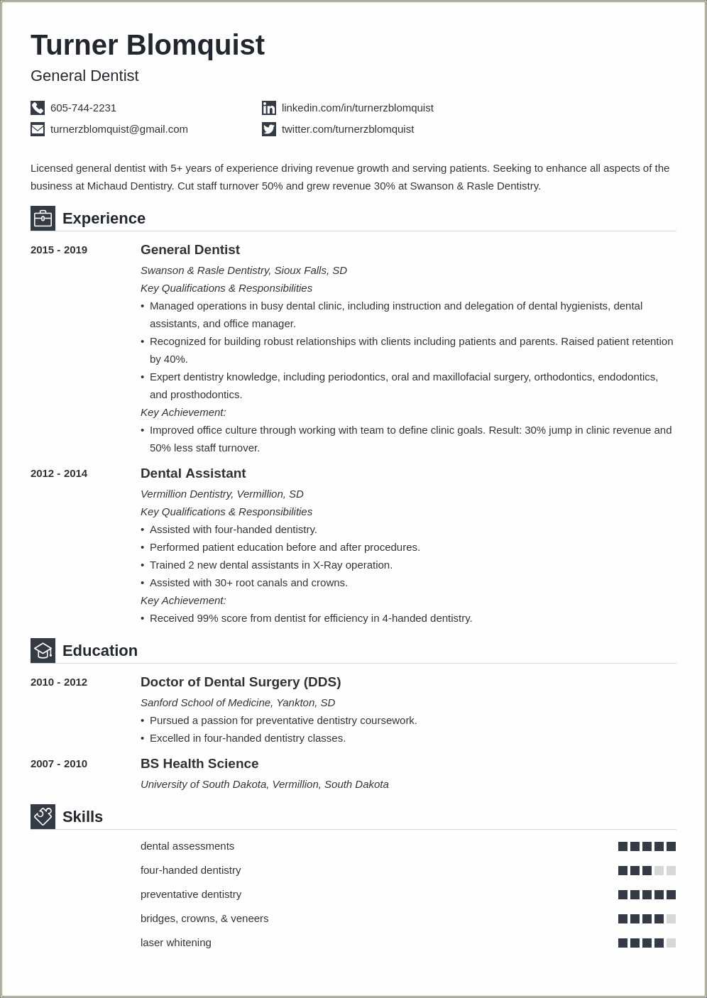 Dental Office Manager Resume Examples Resume Example Gallery