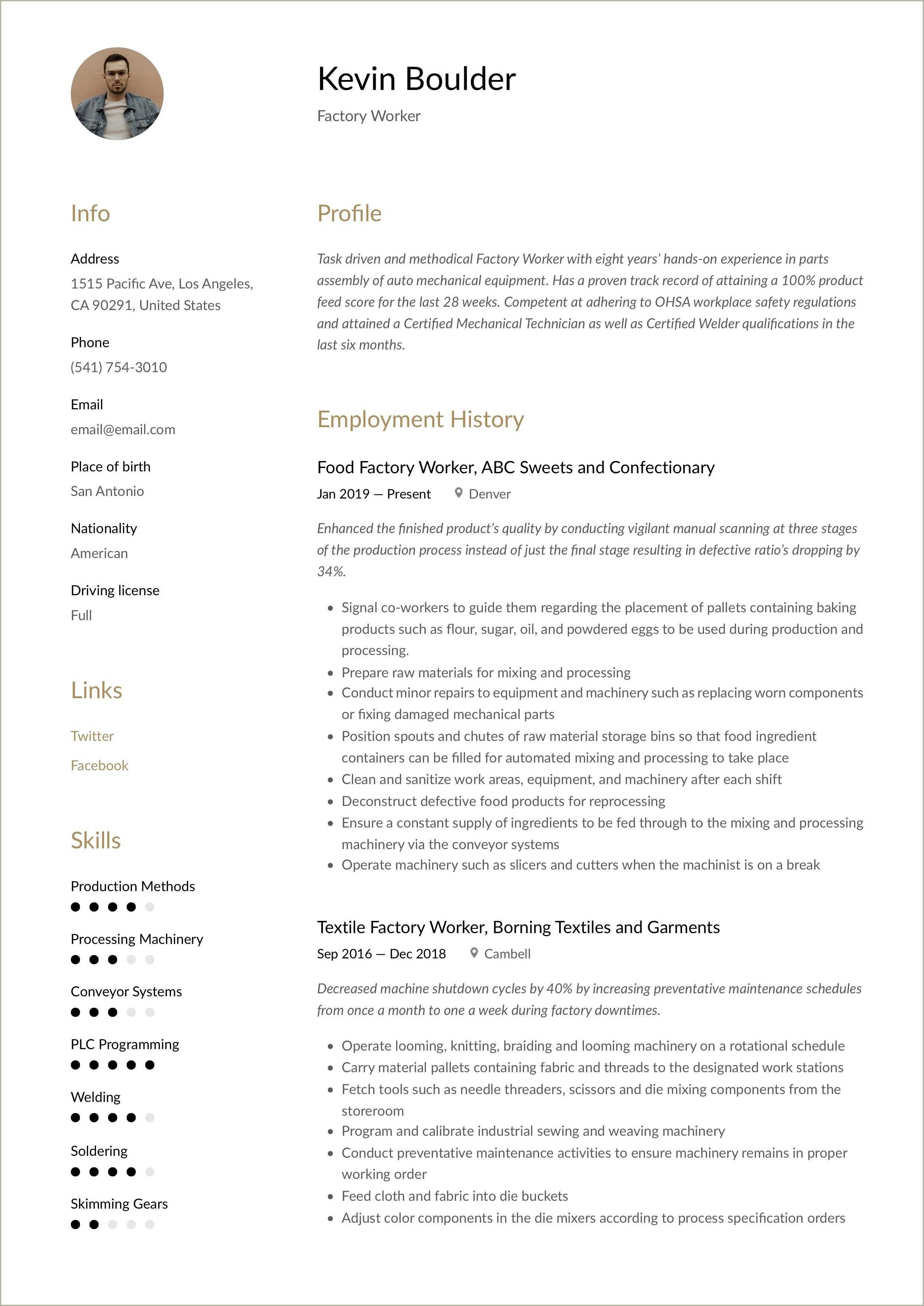 description-of-a-maintenance-worker-resume-resume-example-gallery