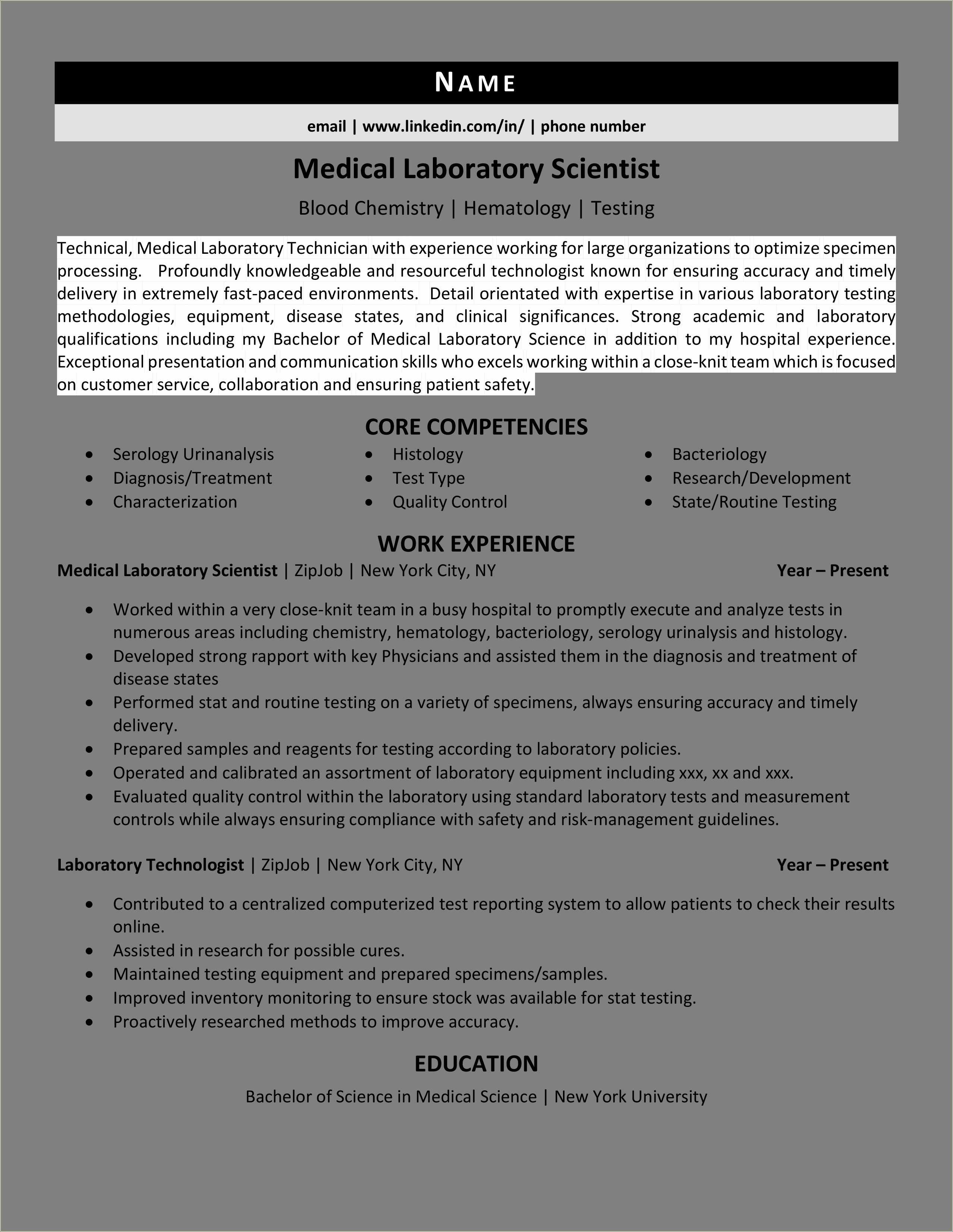 description-points-for-clinical-experience-on-a-resume-resume-example