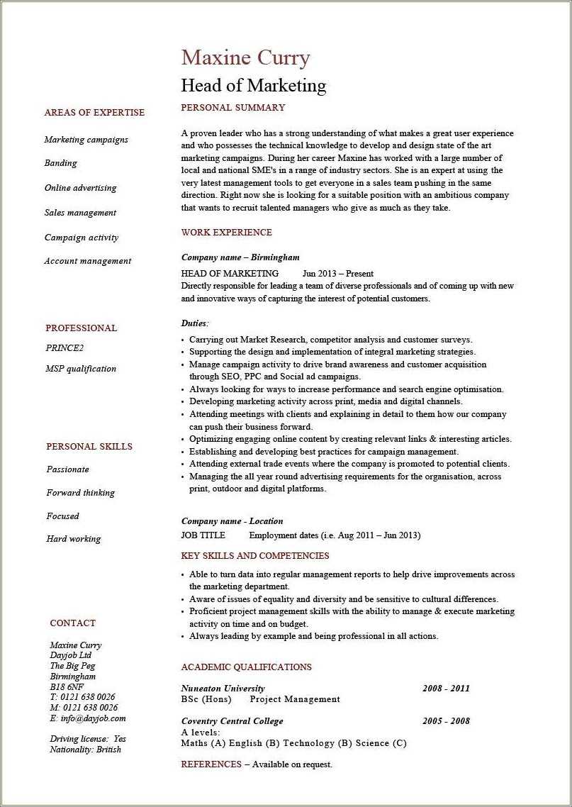 digital-marketing-objective-resume-eye-catching-example-resume