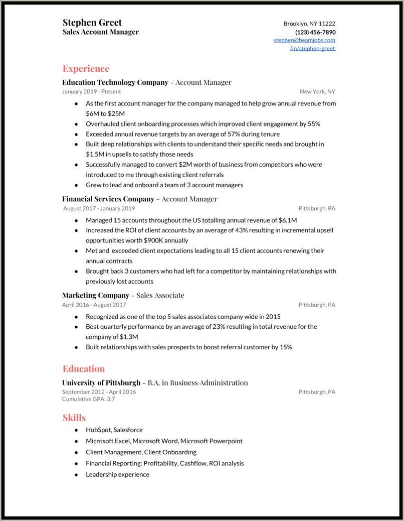 director-of-account-management-resume-samples-resume-example-gallery