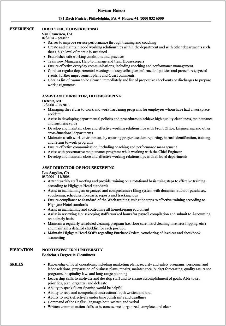 director-of-housekeeping-job-description-resume-resume-example-gallery