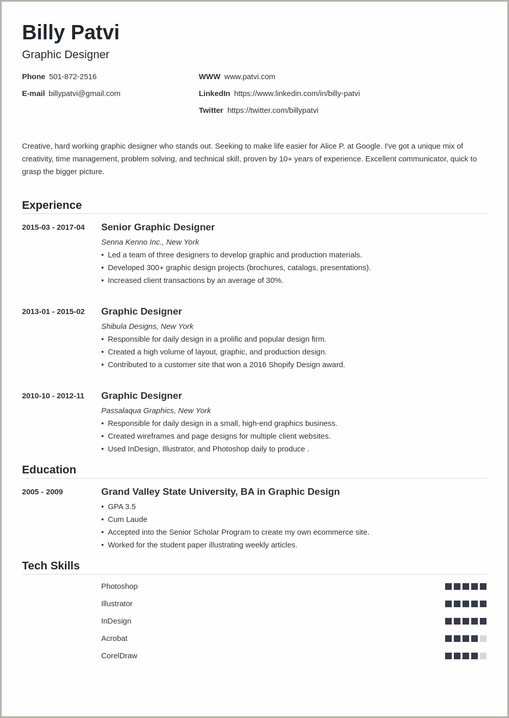 Document Graphics Specialist Resume Skills - Resume Example Gallery