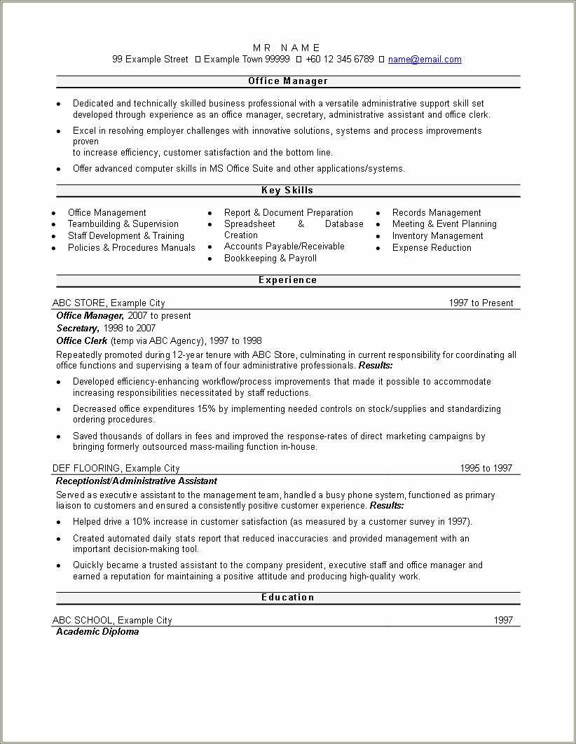 Document Review Attorney Resume Example - Resume Example Gallery