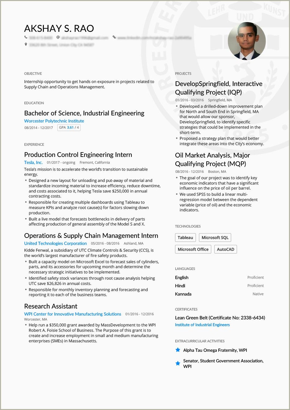 Does Mbb Internship Look Good On Resume Resume Example Gallery