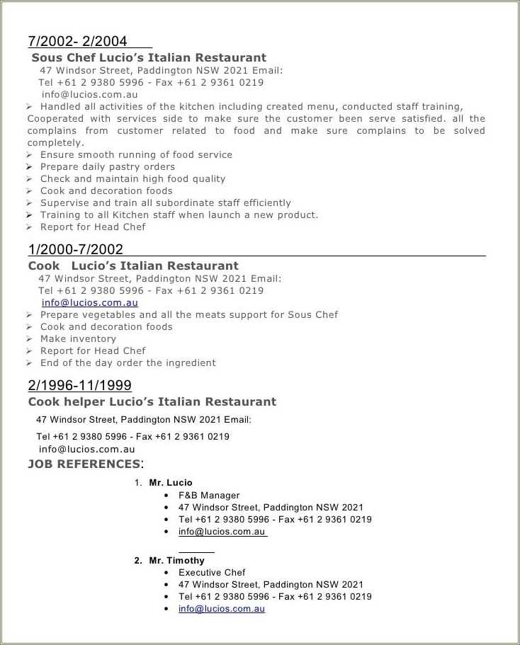 Domestic Helper Job Description Resume 